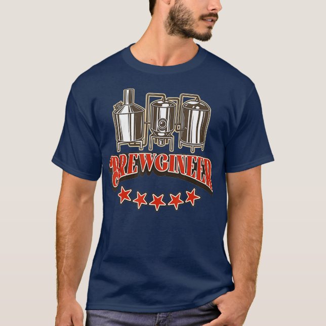 Brewginner Anfänger Beer Liquor Chef Alkohol T-Shirt (Vorderseite)