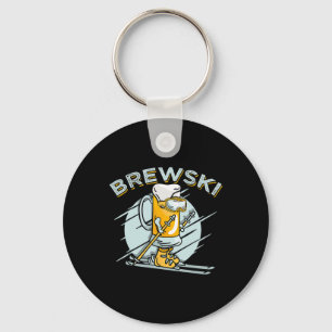 Brewski - Skibier für Wintersport Schlüsselanhänger