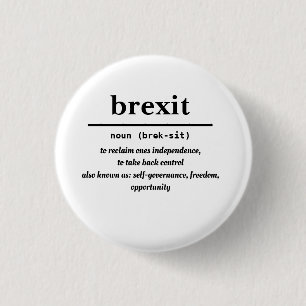 brexit Abzeichen Button