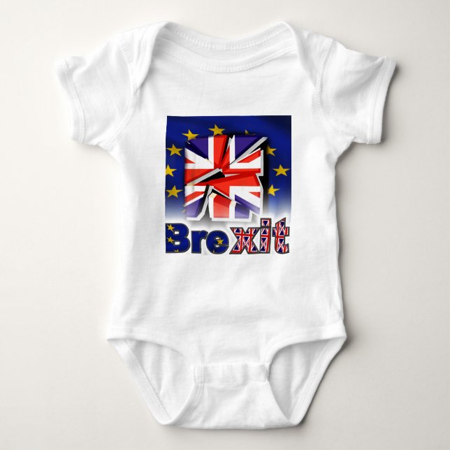 Brexit Baby Strampler (Vorderseite)