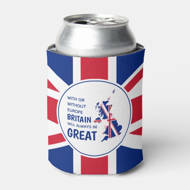 BREXIT Britain Always Great Patriotic Union Jack Dosenkühler (Kanne Vorderseite)