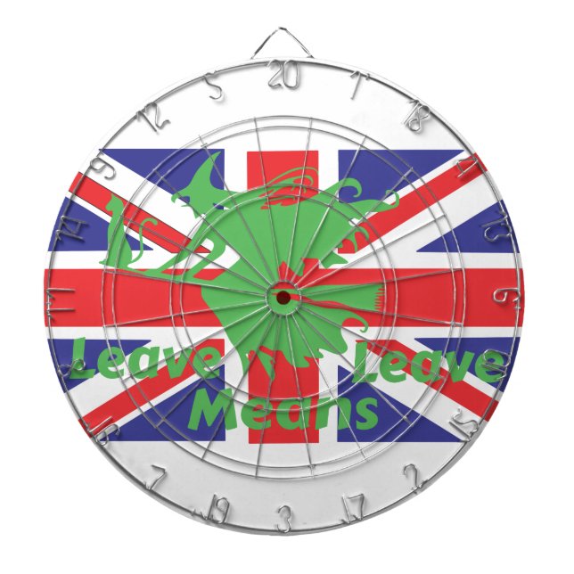 Brexit Dartscheibe (vorne)