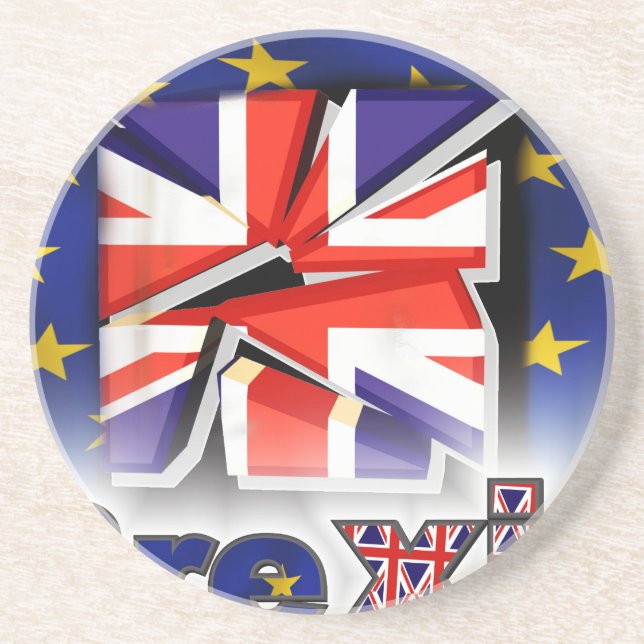 Brexit Getränkeuntersetzer (Vorne)