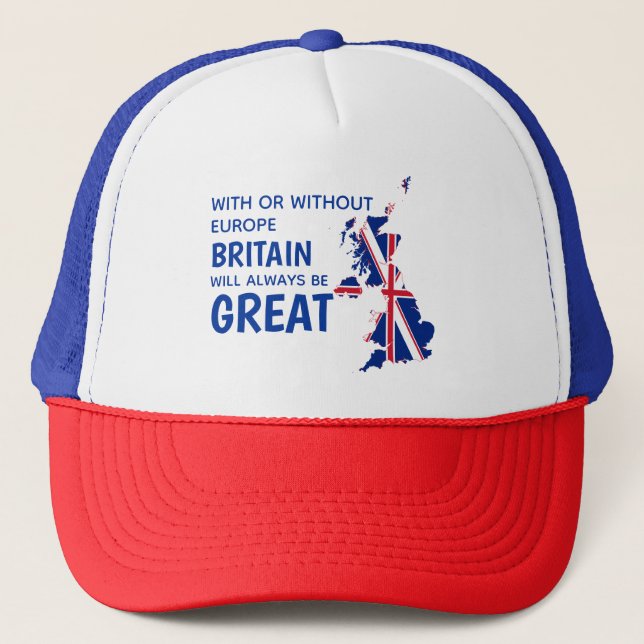 BREXIT GROSSBRITANNIEN - EUROPA-GAP TRUCKERKAPPE (Vorderseite)