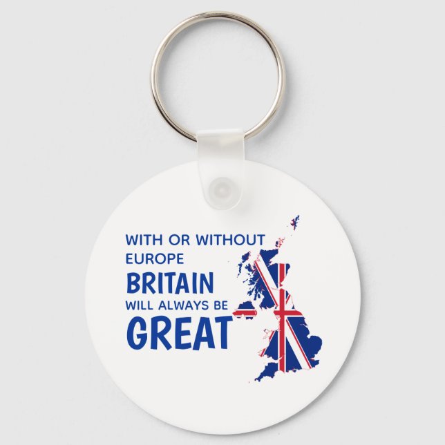 BREXIT GROSSBRITANNIEN EUROPA SCHLÜSSELANHÄNGER (Vorderseite)