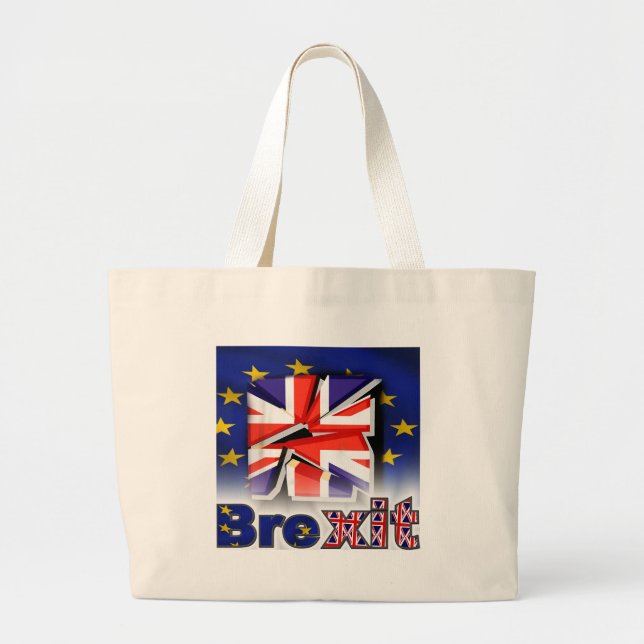 Brexit Jumbo Stoffbeutel (Vorne)