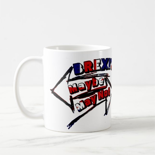 Brexit-Kaffee-Cup oder Tee-Tasse Kaffeetasse (Links)