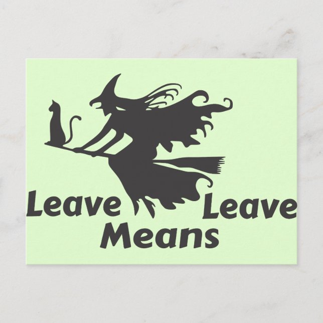 Brexit Postkarte (Vorderseite)