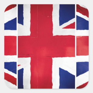 Brexit UK Quadratischer Aufkleber