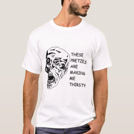Brezel-Gesichts-Shirt T-Shirt