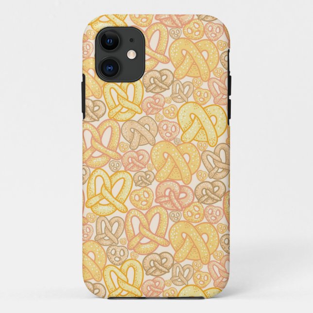 Brezel-Muster Case-Mate iPhone Hülle (Rückseite)