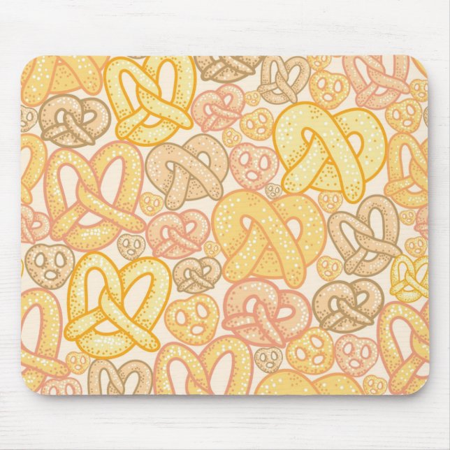Brezel-Muster Mousepad (Vorne)