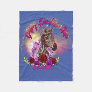 BRHM GLAMEROUS GLITZER FLEECEDECKE