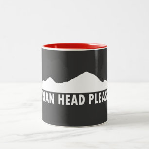 Brian Head Utah Bitte Zweifarbige Tasse