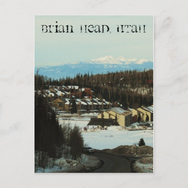 Brian Head, Utah Postkarte (Vorderseite)