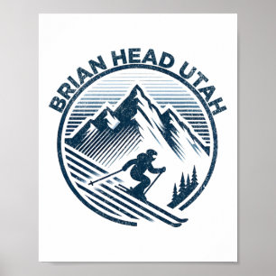 Brian Head Utah Ski Resort Winterski Poster