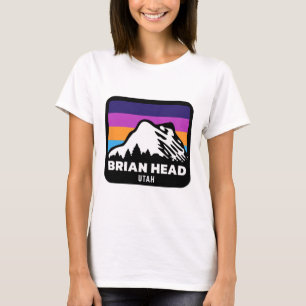 Brian Head Utah Snowboarder Familie Ski Tri T-Shirt