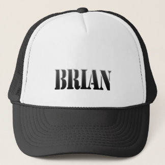 BRIAN Name Markenbezeichnung Personalisierter Gesc Truckerkappe