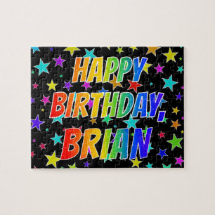 "BRIAN" Vorname, Spaß "GLÜCKLICHER GEBURTSTAG"