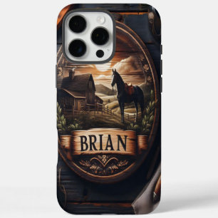 Brians Bauernhof Sunset iPhone 16 Pro Max Hülle