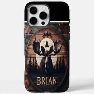 Brian's Elch-Holzschild iPhone 16 Pro Max Hülle