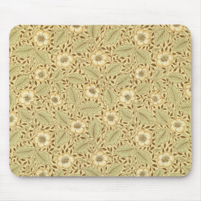 "Briar-Rosen" Tapetenentwurf Mousepad (Vorne)