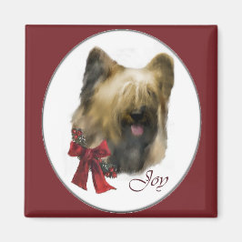Briard Christmas Geschenke Magnet