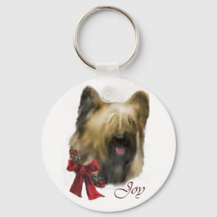 Briard Christmas Geschenke Schlüsselanhänger