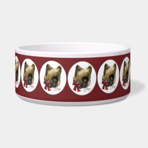 Briard Christmas Napf