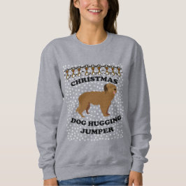 Briard dog Christmas Hund umarmt Sweatshirt