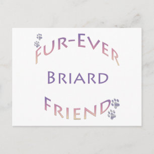 Briard Furever Postkarte