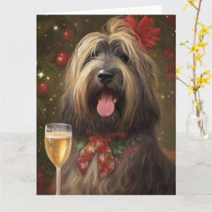 Briard Neujahr Karte