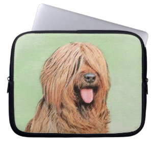 Briard Painting - Niedliche Original Dog Art Laptopschutzhülle