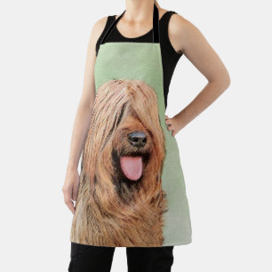 Briard Painting - Niedliche Original Dog Art Schürze