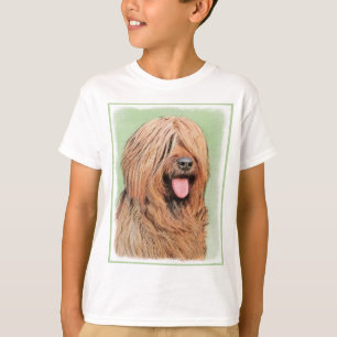 Briard Painting - Niedliche Original Dog Art T-Shirt