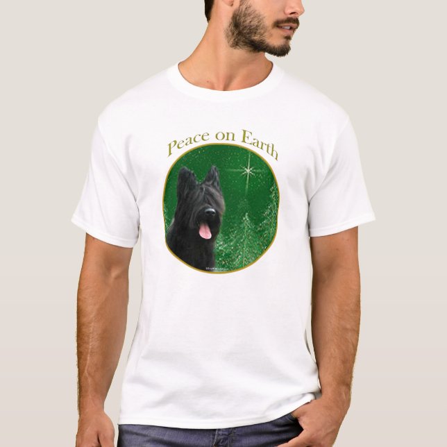 Briard Peace T-Shirt (Vorderseite)