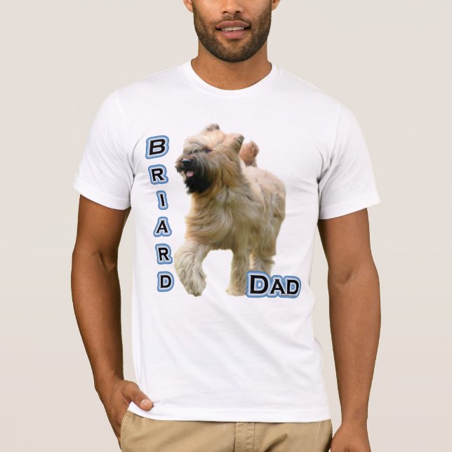 Briard Vater 4 T-Shirt (Vorderseite)