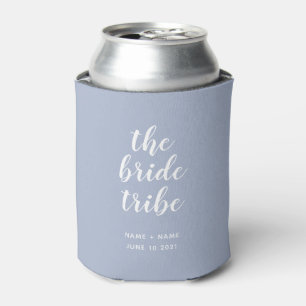 Bribe Tribe Brautparty Bridesmaid Dusty Blue  Dosenkühler