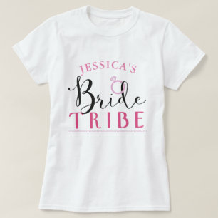 Bribe Tribe Personalisiert Ring Brautparty Tops