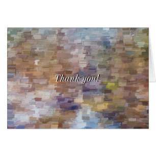 Brick Abstrakt Winter Fall Danke Karte