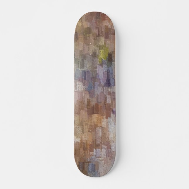 Brick Abstrakt Winter Fall Skateboard (Vorne)