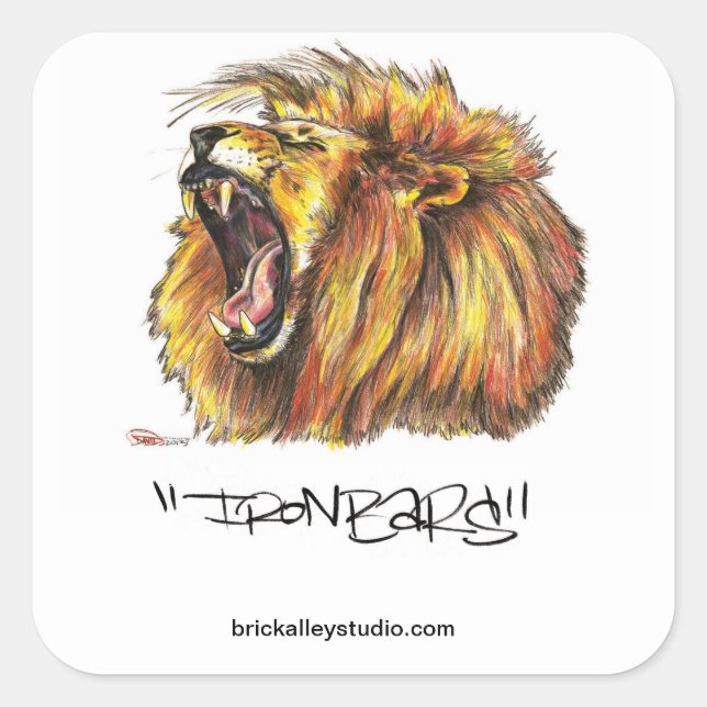 Brick Alley Studio Sticker (Vorderseite)