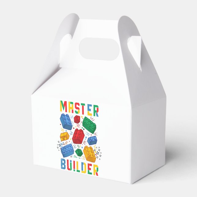 Brick Builder Funny Blocks Gebäude Master Builder Geschenkschachtel (Vorderseite)