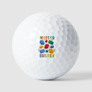 Brick Builder Funny Blocks Gebäude Master Builder Golfball