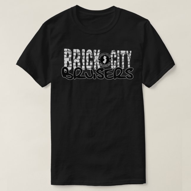 Brick City Bruisers White Logo T-Shirt (Design vorne)