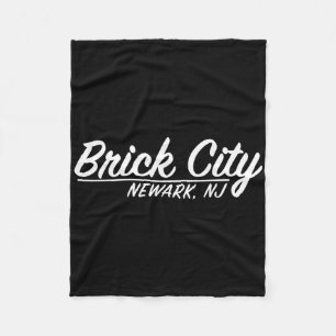 Brick City Newark Nj Stadt New Jersey Heimatstadt  Fleecedecke