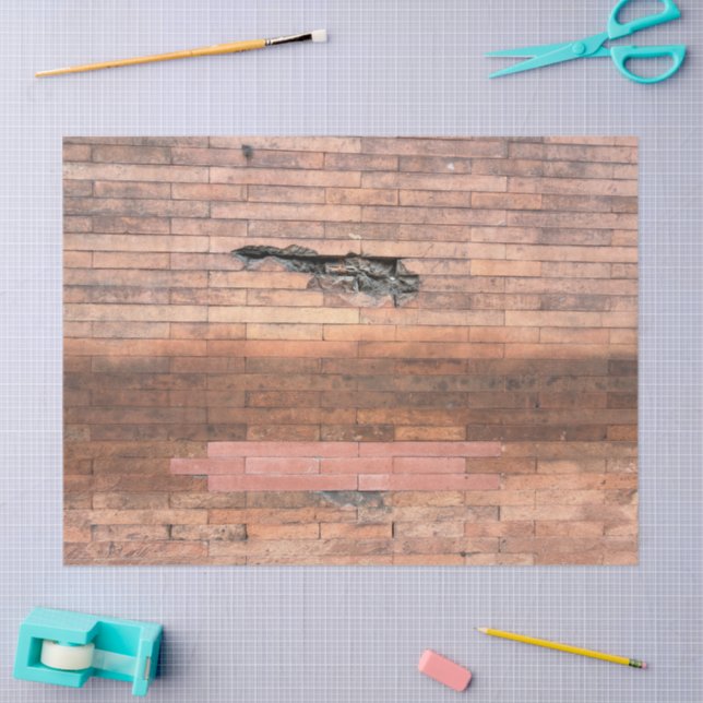 Brick in the Wall  Seidenpapier (Basteln)