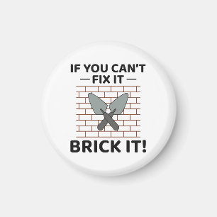 Brick It Up: Unglaublich witzig Bricklayer für Hei Magnet