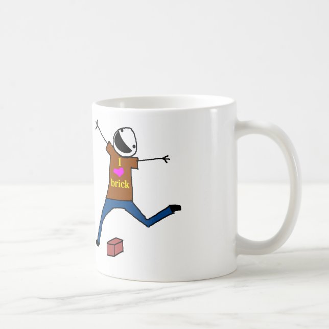 Brick Jumping Kaffeetasse (Rechts)