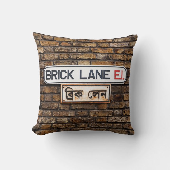 Brick Lane Kissen (Vorderseite)